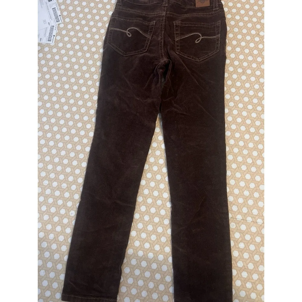 Girls Justice brown corduroy pants‎ Size 8R